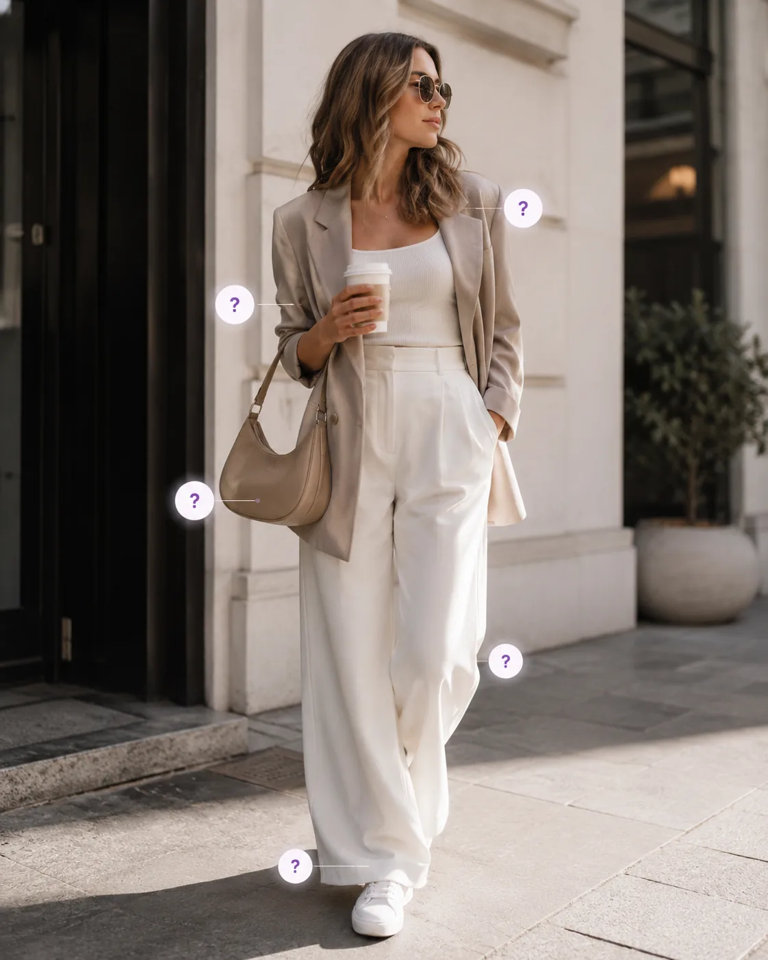Produkty oznaczone na stylizacji street style w Insply